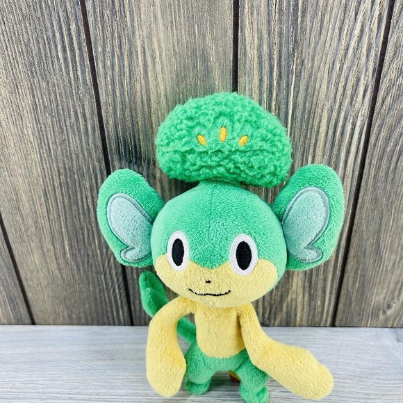 Pokemon Pansage Stuffed Plush Green Grass Type Nintendo Jakks Pacific 2011 - Picture 3 of 16